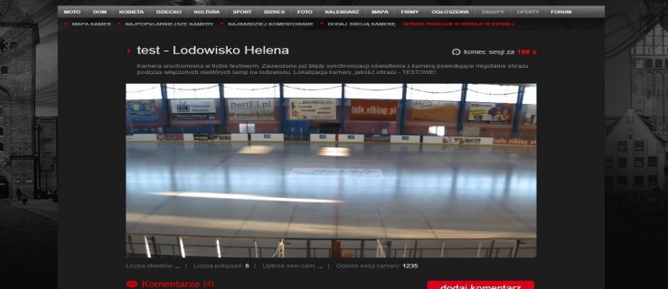Powiększa się ilość kamer na platformie elblag.net