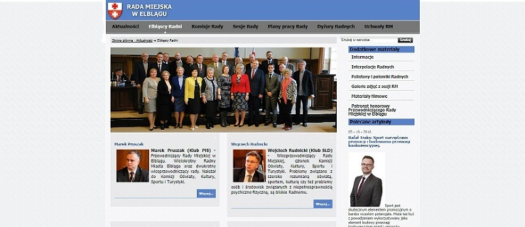Trwa konkurs na kierownika Biura Rady Miejskiej. Strona www rady w końcu doczeka się aktualizacji?
