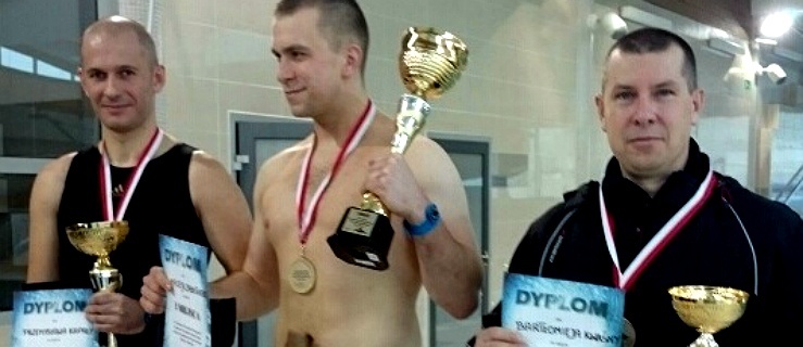 Od lewej Przemysław Kapała, Maciej Zabłotny, Barłomiej Kwaśny 