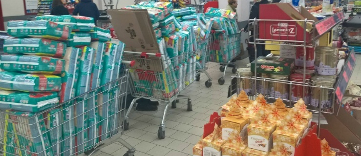Elbląg. W Kauflandzie 15 minut i po promocji pampersów