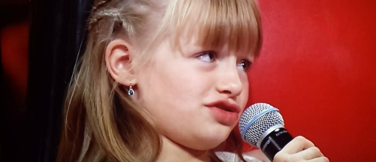Gabrysia z Elbląga przeszła dalej w The Voice Kids. Edyta Górniak wzruszona 