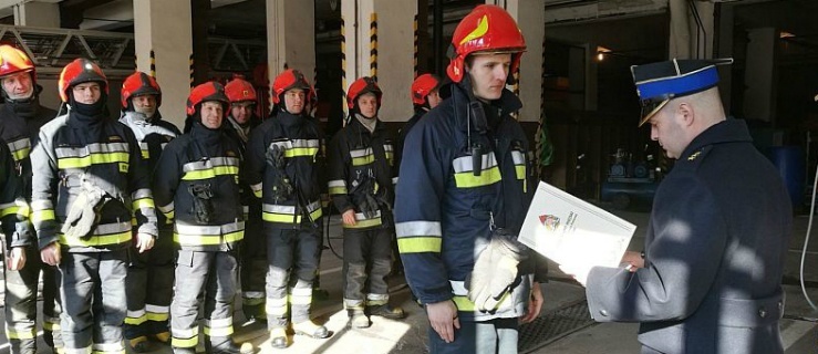 Nowy dowódca zmiany Jednostki Ratowniczo - Gaśniczej nr 1 w Elblągu 