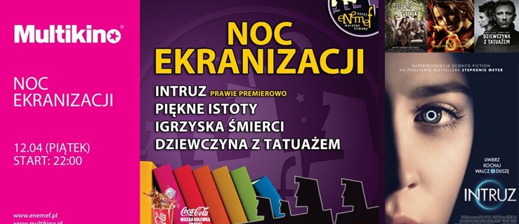 Znamy już osoby, które wygrały zaproszenia do Multikina na ENEMEF