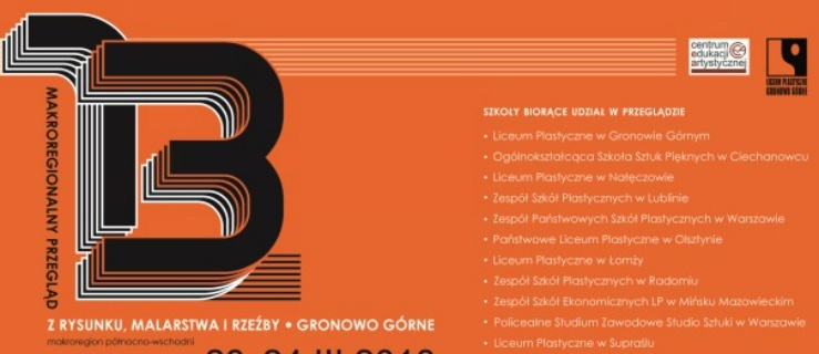 Gronowo Górne. Liceum Plastyczne organizatorem Makroregionalnego Przeglądu