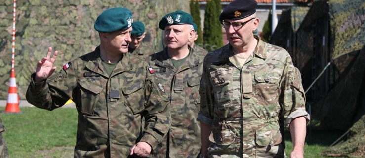 Elbląg. Wizyta dowódcy Duńskiej Dywizji