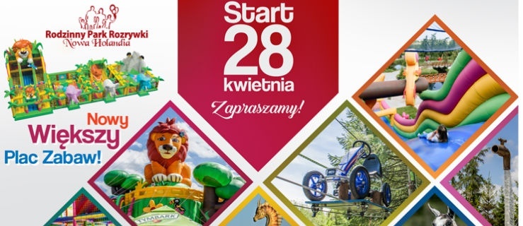 Kolejny sezon z Rodzinnym Parkiem Rozrywki Nowa Holandia! KONKURS!