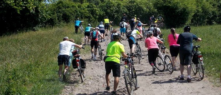 Rowerzyści odwiedzili Kaperski Suchacz (fotorelacja)