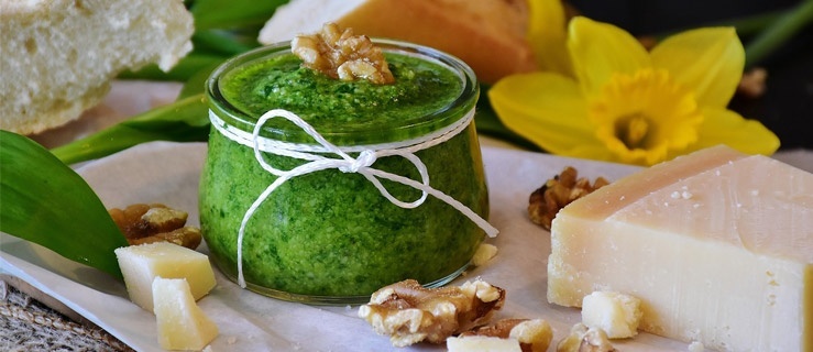 Pomysł na drugie śniadanie - kanapka z pesto