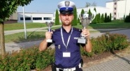 Olsztyn. Elbląski policjant najlepszy w kierowaniu ruchem
