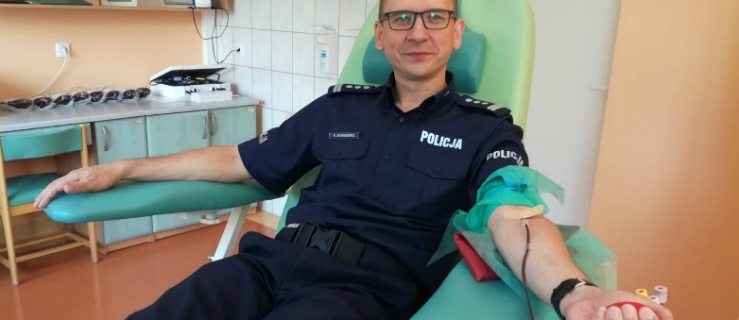 Elbląg. Policjanci oddawali krew 