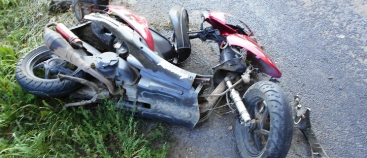 Gmina Braniewo. Motorowerzysta w szpitalu 