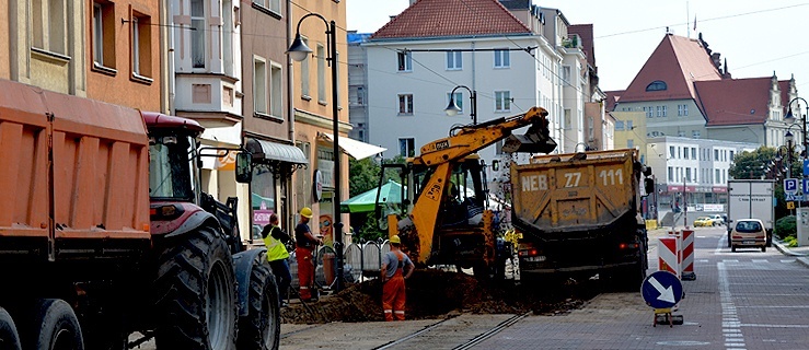 Remont torowiska w ciągu ul. 1 Maja w Elblągu,