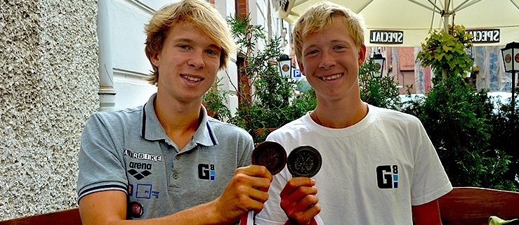 Od lewej: Tomasz (18 lat) i Krzysiek Maksymowicz,