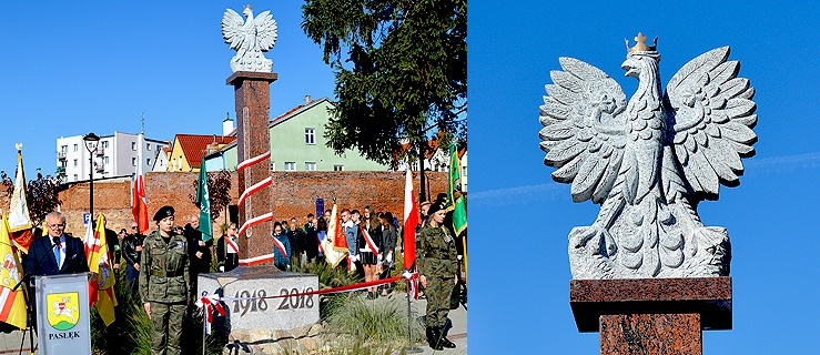 Pasłęk. Uroczyste odsłonięcie Pomnika Niepodległości (+ zdjęcia)