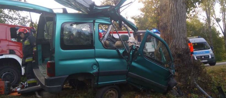 Zginął kierowca peugeota na drodze 504 