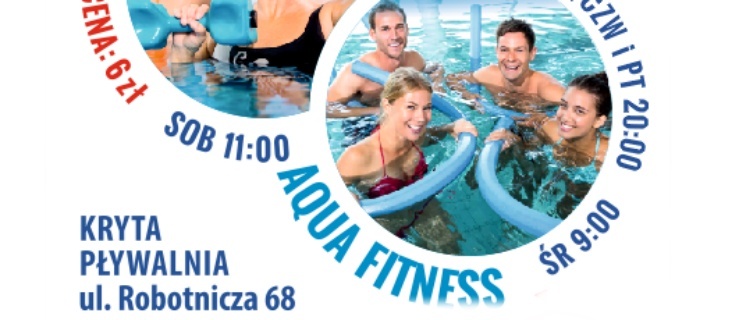 MOSiR zaprasza na niedzielny aqua fitness