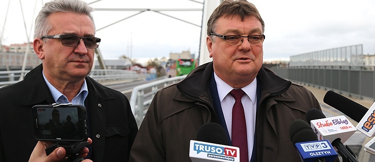 Od lewej: wiceprezydent Elbląga Janusz Nowak i prezydent Elbląga Witold Wróblewski,