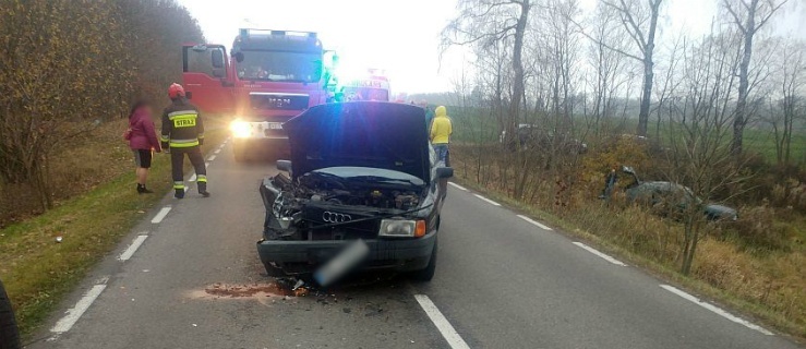 Elbląg. Trzy wypadki na drodze 509. Strażacy apelują o ostrożność