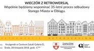 Prezydent Elbląga zaprasza na „Wieczór z retrowersją”