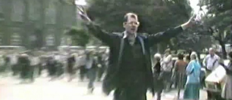 Obejrzyj archiwalny film o opozycyjnej działalności śp. Pawła Adamowicza