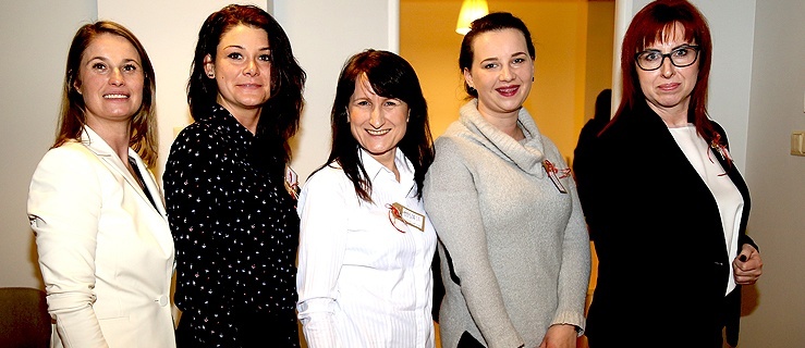 Od lewej: Mariola Piłat-Skalmowska, Karolina Firlej, Alina Rawwo, Magdalena Rokicka i Joanna Strzyżewska