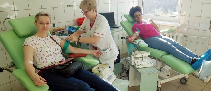 Przy zbiórce krwi „wyszedł