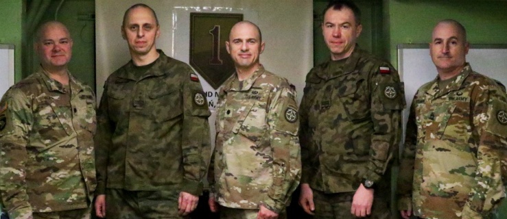 Obserwowali szkolenie Mission Command Element