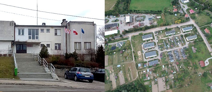 Kamiennik Wielki z lotu ptaka (gmina Milejewo) / Urząd Gminy w Milejewie