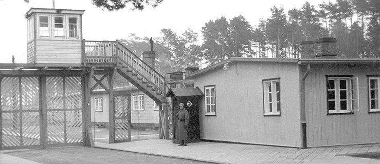 Niemiecki obóz koncentracyjny Stutthof – fotografia archiwalna