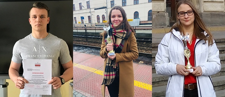 Od lewej: Wojtek Wojtyna, Ewelina Jureko, Kamila Moch