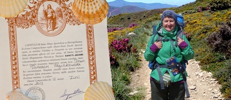Tamara Frączkowska na Camino de Santiago