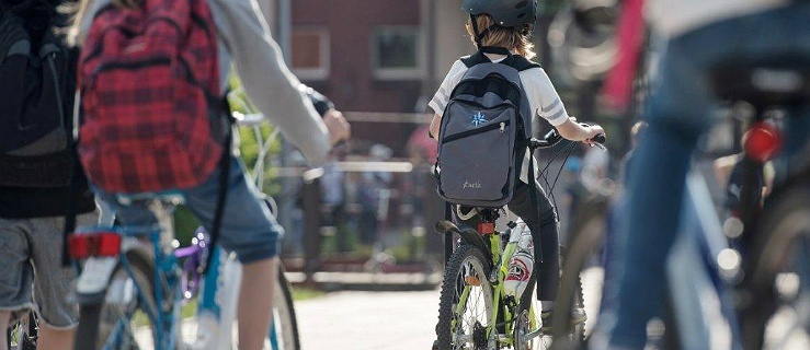 „Rowerowy Maj” w Elblągu, czyli siłą mięśni do szkoły