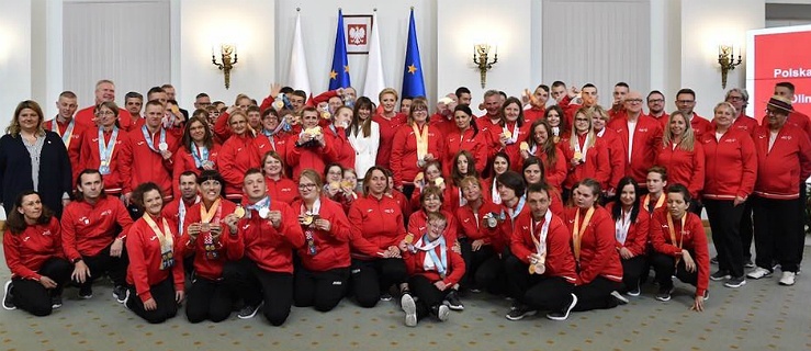 Elbląscy sportowcy z wizytą w Pałacu Prezydenckim 