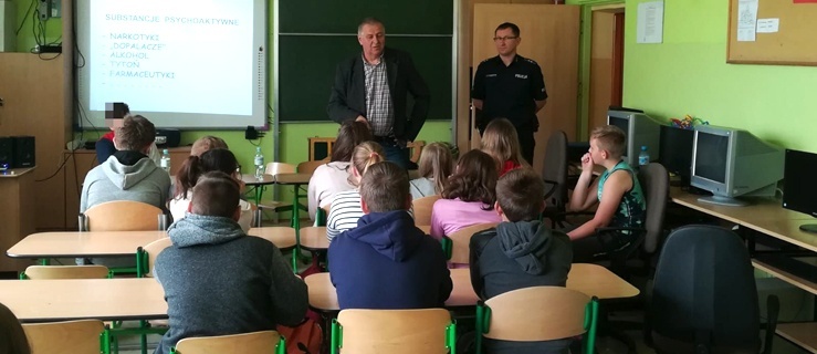 Elbląg. Spotkanie prewencyjne w szkole