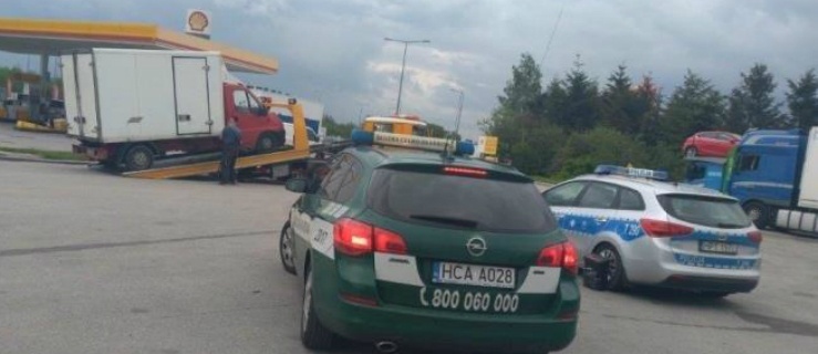 Elbląg. Jechał kradzioną ciężarówką bez prawa jazdy 
