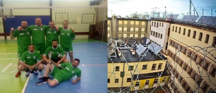 Drużyna elbląskiego aresztu na podium