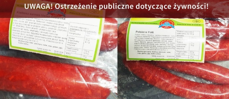 Groźne bakterie w kiełbasie 