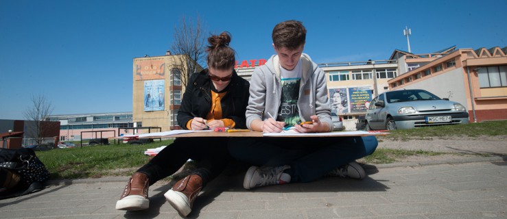 kwietniowy happening przy ul. Teatralnej