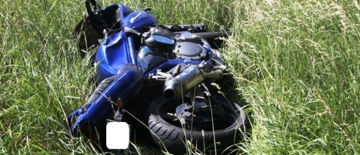 Gronowo. Po zderzeniu z autem motocyklista w szpitalu