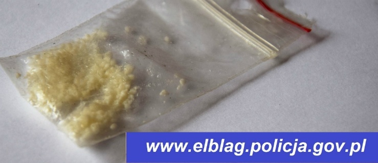 Elbląg. Mężczyzna z amfetaminą 