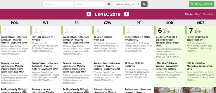 Jest postęp. Miejski „Kalendarz Imprez” już działa!