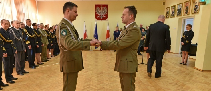  Ppłk SG Arkadiusz Kulik (z lewej)