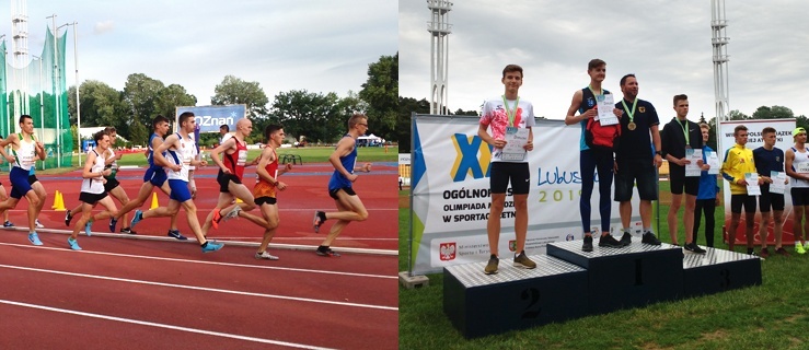 Srebrny medal Kacpra Lewalskiego na Ogólnopolskiej Olimpiadzie Młodzieży w Lekkiej Atletyce