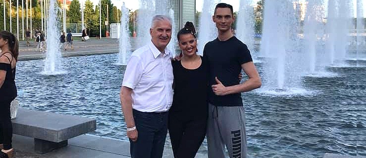 Antoni Czyżyk, Katarzyna Czyżyk, Michał Zacharewicz w Rimini