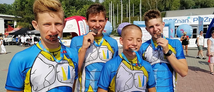 Brązowy medal czwórki kajakarzy z Elbląga!