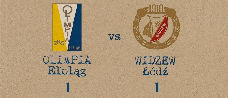 Waleczni piłkarze Olimpii grali do końca w meczu z Widzewem