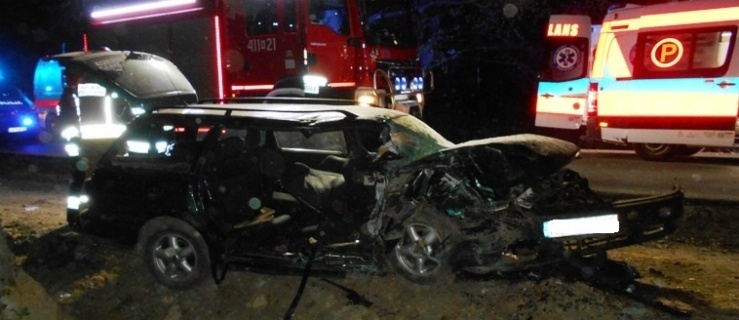 Gmina Braniewo. Groźny wypadek. Trzy osoby w szpitalu