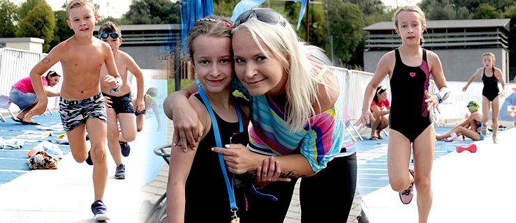 Pływali i biegali w pierwszym I Elbląskim Aquathlonie + zdjęcia
