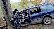 Tragiczny wypadek pod Pieniężnem. Nie żyje 7-miesięczne dziecko (+ zdjęcia)