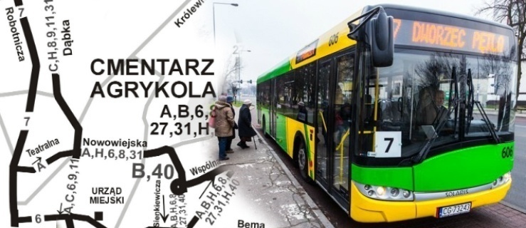 Elbląg. Jak dojedziemy na cmentarze. Jednego dnia bezpłatna komunikacja